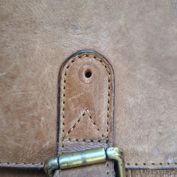 VINTAGE Mulberry Briefcase Leather Portfolio Travel Bag Messenger AUTHENTIC - Picture 13 of 15